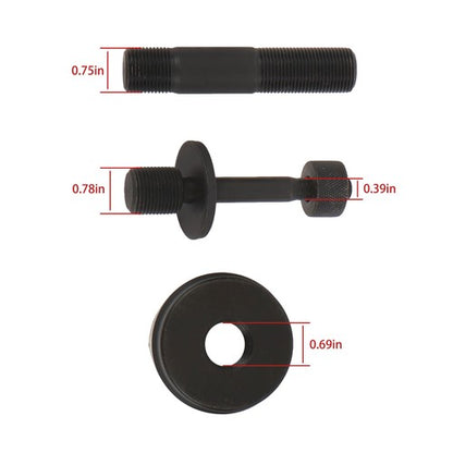 Solid Spare 15 Ton 1/2" to 4" Hydraulic Punch Driver Kit Manual Hole Knockout Puncher Tool