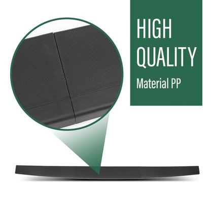 Solid Spare Fit For 14-18 GMC Sierra Chevy Silverado Tailgate Cap Molding Top Protector Trim