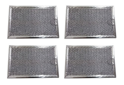 Solid Spare Grease Filter for GE Microwave 5 x 7 5/8 (4 pack) - NEW