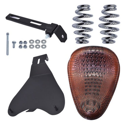 Solid Spare Brown Motorcycle Bobber Solo Seat Spring For Yamaha V Star 1300 1100 950 650 250