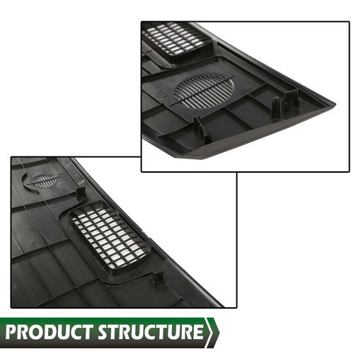 Solid Spare Fit For 2002-2005 Ram 1500 2500 3500 Pickup Truck Upper Dashboard Panel Black