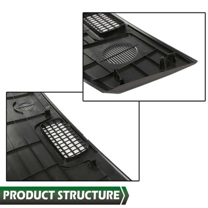 Solid Spare Fit For 2002-2005 Ram 1500 2500 3500 Pickup Truck Upper Dashboard Panel Black