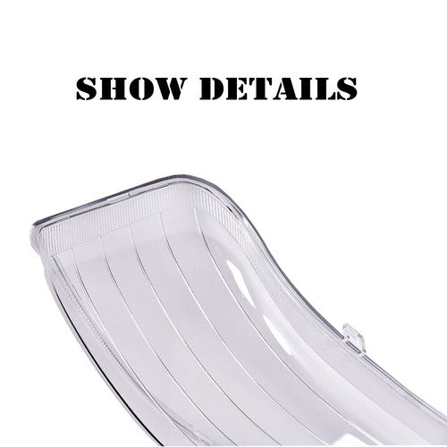 Solid Spare Fit For 99-02 Chevy Silverado 1500 2500 3500 Clear Headlight Replacement Lens