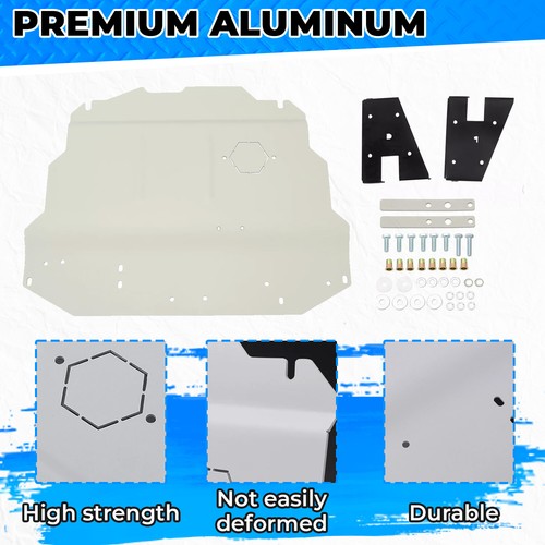 Solid Spare Skid Plate Belly Pan Aluminum For 99-10 VW Volkswagen Golf Jetta MK4 New Beetle