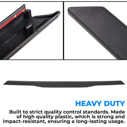 Solid Spare For 2004-2012 2005 Nissan Titan Rear Tailgate Cap Top Spoiler Cover Trim Molding