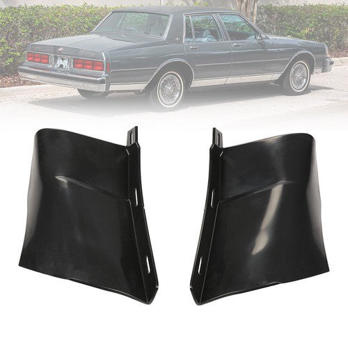 Solid Spare New Fit For Chevrolet Caprice Black Rear Bumper Fillers 1986 1987 1988 1989 1990