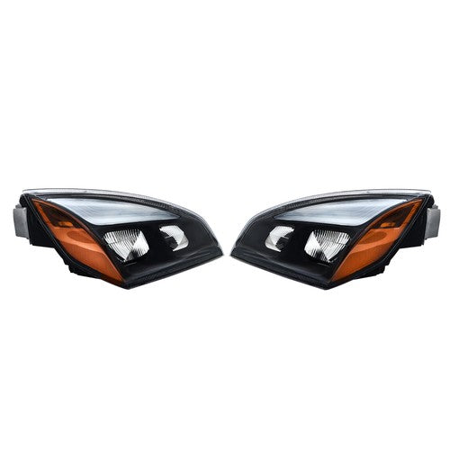 Solid Spare Left and Right Side LED Headlight Headlamp For Freightliner Cascadia 2018-2023