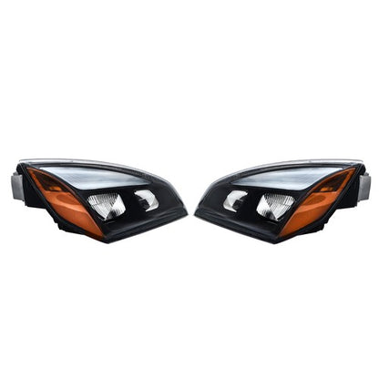 Solid Spare Left and Right Side LED Headlight Headlamp For Freightliner Cascadia 2018-2023