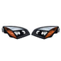 Solid Spare Left and Right Side LED Headlight Headlamp For Freightliner Cascadia 2018-2023