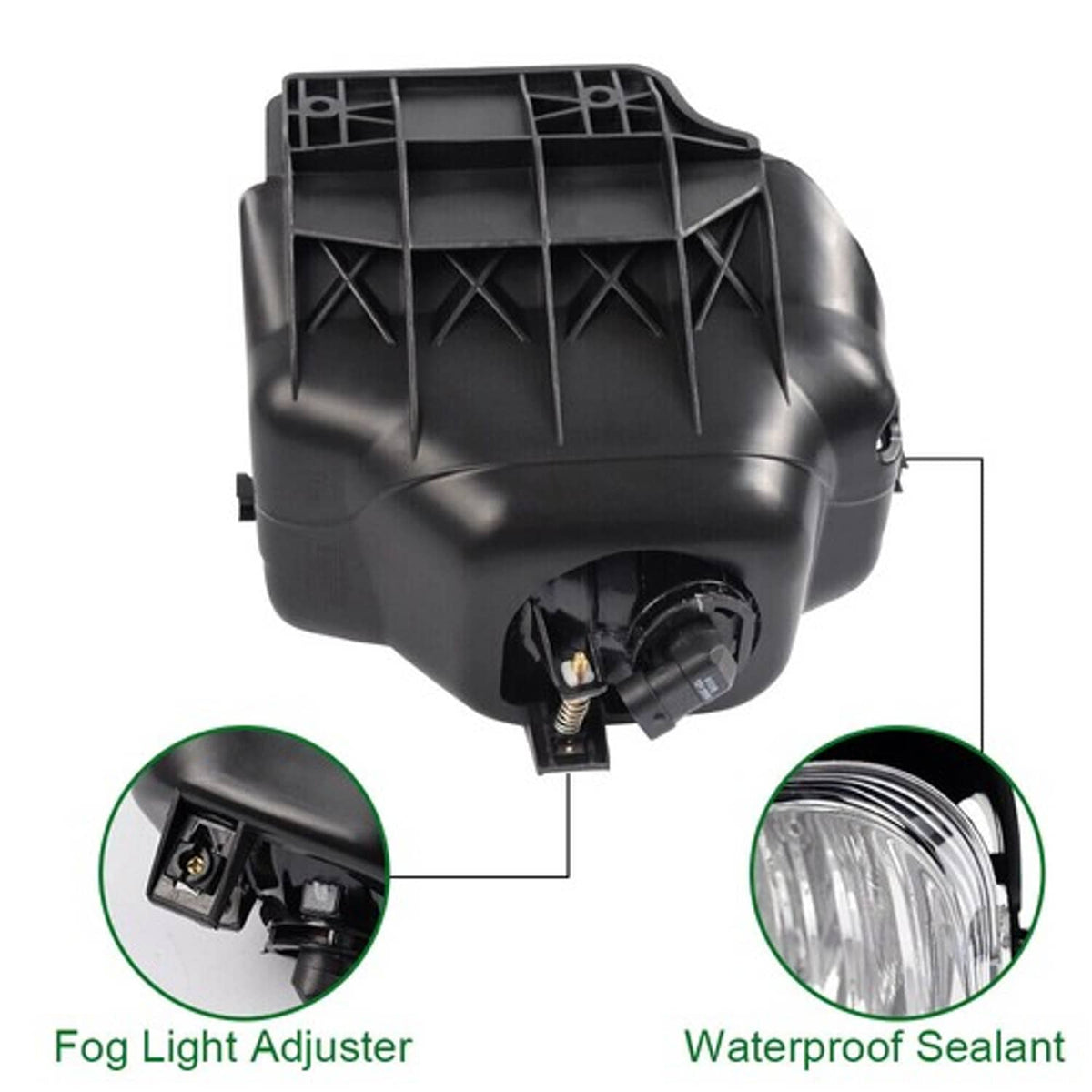 Solid Spare Fit For 03-06 Silverado Headlights + Bumper Signal Lamp + Driving Fog Lights