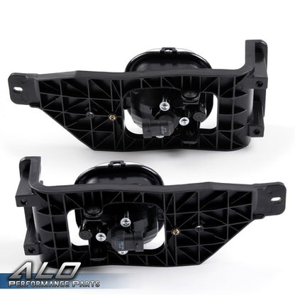 Solid Spare LED DRL Headlights Chrome+Fog Lights Fit For 05-07 Ford F-250 F-350 Super Duty