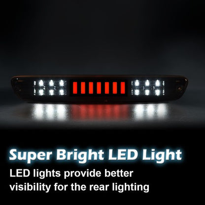 Solid Spare Fit For 2004-2012 Chevy Colorado GMC Canyon LED 3rd Brake Light Cargo Lamp Black