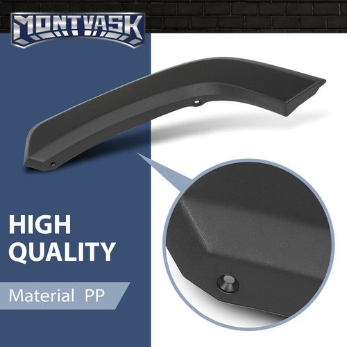 Solid Spare Fit For 2019-2024 Toyota Rav4 Left Rear Door Flare Arch Trim Molding Driver Side