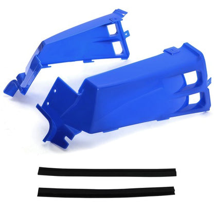 Solid Spare Blue gas tank side covers plastic wrap For Yamaha Banshee 350 YFZ350 1987-2006