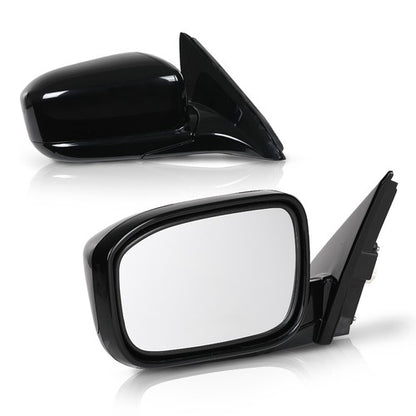 Solid Spare Fit For 03-07 Honda Accord Manual Folding Power Mirror Driver & Passenger