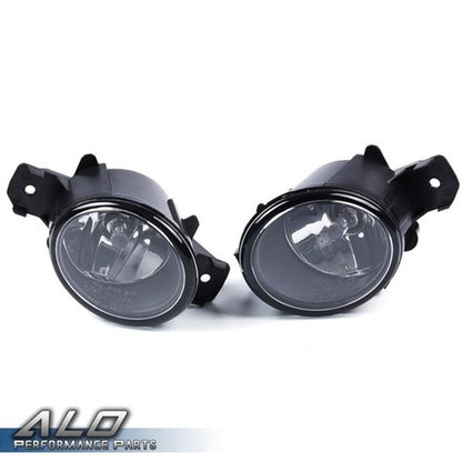 Solid Spare Fit For 09-14 Nissan Maxima Front Bumper Fog Lights Clear Lens Complete Kit