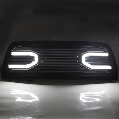 Solid Spare For 2010-2018 Dodge Ram 2500 3500 4500 5500 Big Horn Black Grille Shell & Lights