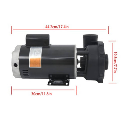 Solid Spare Spa Pump 3722021-1D 5HP 230V 2“ Intake and 2" Discharge 56Y Frame Hot Tubs
