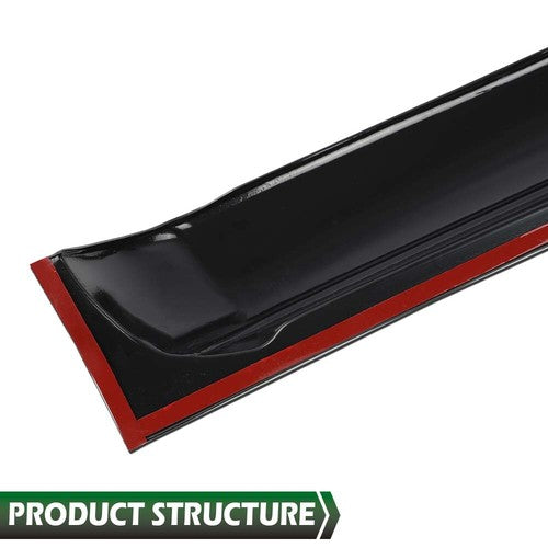 Solid Spare Fit For 07-18 Jeep Wrangler 4-Door Rocker Panel Guard Sill Plate Cover