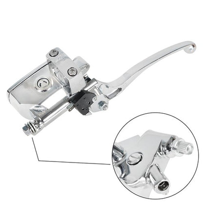 Solid Spare 1" Motorcycle Universal Handlebar Hydraulic Brake Master Cylinder & Clutch Lever