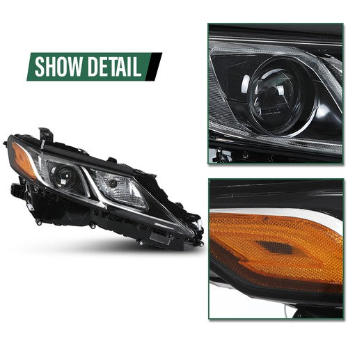 Solid Spare Fit For 2018 -2022 Toyota Camry LE SE Passenger Side Headlamp Headlight Right