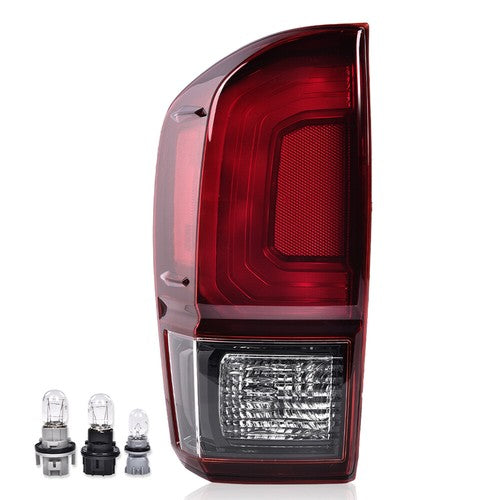 Solid Spare Red/Black Rear Tail Light Brake Lamp Fit For 16-22 Toyota Tacoma TRD Left Side