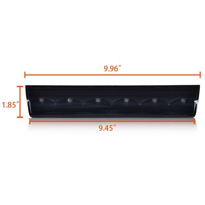 Solid Spare Truck Cap Topper LED Leer Century Are, Recessed 3rd Third Brake Light Lamp Smoke