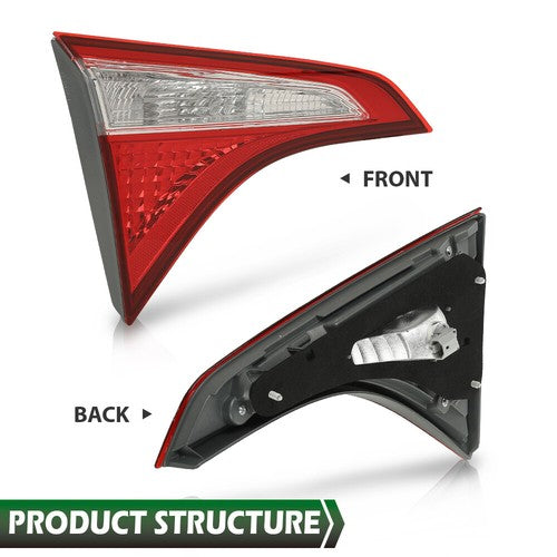 Solid Spare Fit For 14-16 Toyota Corolla Tail Light Brake Lamp Inner Left Driver Side
