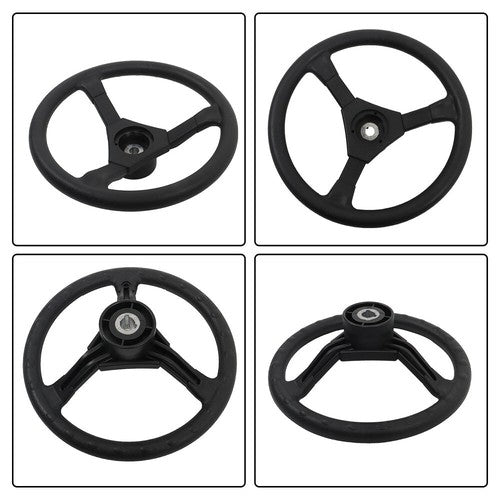 Solid Spare 12 Feet Boat Rotary Steering System Outboard Marine With 12' Steering Cable Kit
