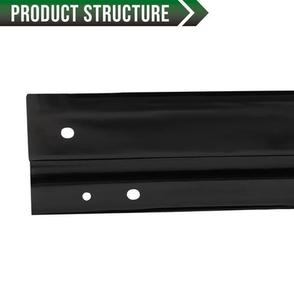 Solid Spare NI1006244 Fit For 2014-2019 Nissan Rogue Front Bumper Reinforcement Steel Black