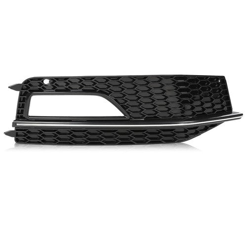 Solid Spare Fit For 13-16 Audi A4 Quattro B9 S4 S-Line Bumper Fog Light Lamp Bezel Right