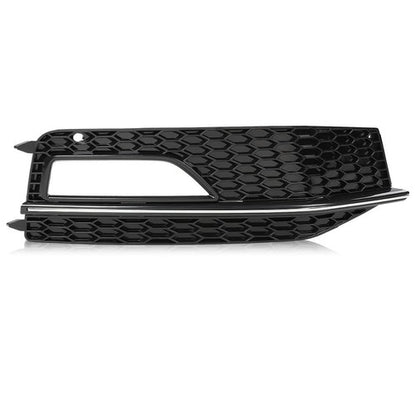 Solid Spare Fit For 13-16 Audi A4 Quattro B9 S4 S-Line Bumper Fog Light Lamp Bezel Right