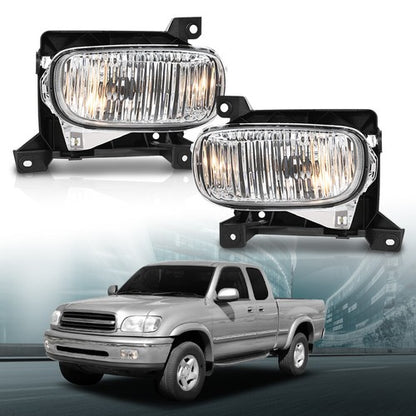 Solid Spare Fit For 00-06 Toyota Tundra Front Bumper Fog Lights Driving Lamps w/ Bulbs
