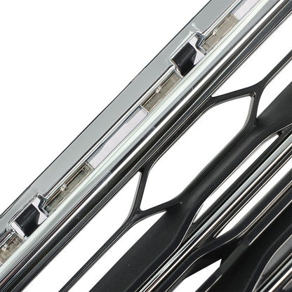 Solid Spare Grill Grille Bumper Center Plastic Fit For Chevrolet Malibu 2016-2017 2018