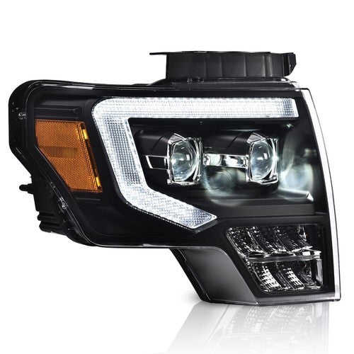 Solid Spare LE DRL Projector Headlights Tail Lights Lamps Fit For 2009-2014 Ford F-150