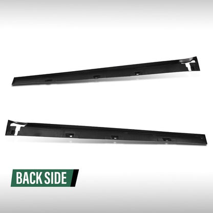 Solid Spare Fit For 2016-2021 Honda Civic Type-R Style Carbon Look Side Skirt Extension