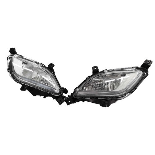 For 2017 2018 Kia Forte Front Bumper Fog Lights Lamps Set w/bulb Left Right Pair