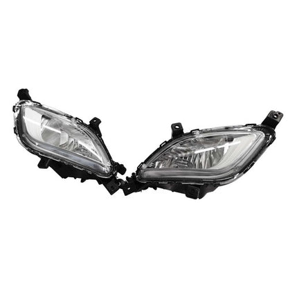 For 2017 2018 Kia Forte Front Bumper Fog Lights Lamps Set w/bulb Left Right Pair
