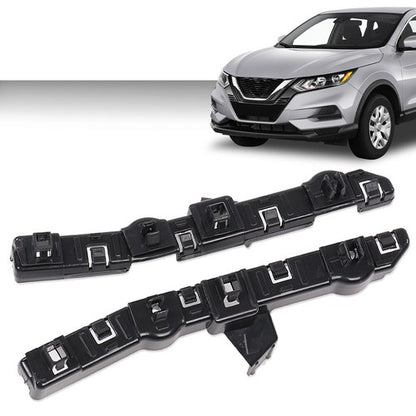 Solid Spare Fit For 17-22 Nissan Rogue Sport Front Bumper Retainer Bracket Left+Right