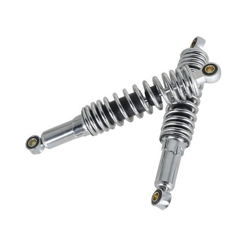 Solid Spare Pair Chrome Rear Shocks Absorber 320mm For Sportster XL883 1200 72 48 1979-2012