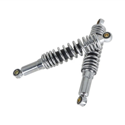 Solid Spare Pair Chrome Rear Shocks Absorber 320mm For Sportster XL883 1200 72 48 1979-2012