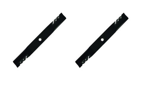 Solid Spare (2) Oregon Gator Mulching Blades for John Deere Z225, Z235, LA125, LA135 42"