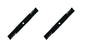 Solid Spare (2) Oregon Gator Mulching Blades for John Deere Z225, Z235, LA125, LA135 42"