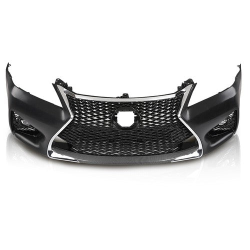Solid Spare Front Bumper Full Kit Fit For 13-15 Lexus GS GS350 GS450 Conversion to 16+ GS F