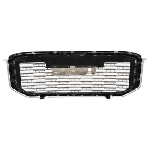 Solid Spare Fit For GMC Yukon Denali Style 2015-2020 22936421 Front Upper Grille Chrome ABS