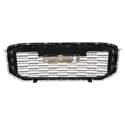 Solid Spare Fit For GMC Yukon Denali Style 2015-2020 22936421 Front Upper Grille Chrome ABS