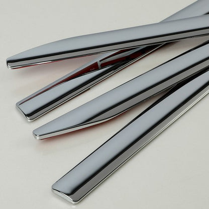 Solid Spare For Dodge Ram 1500 2019-2025 2022 2023 Crew Cab Chrome Body Side Molding Trim