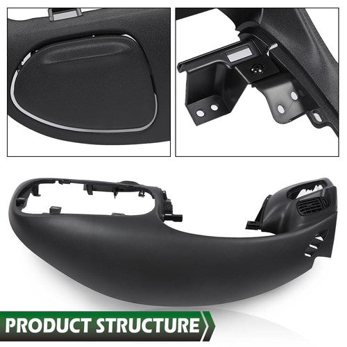 Solid Spare Fit For 1997-2003 Ford F150 Expedition Dash Pad Cover Bezel Panel Replacement