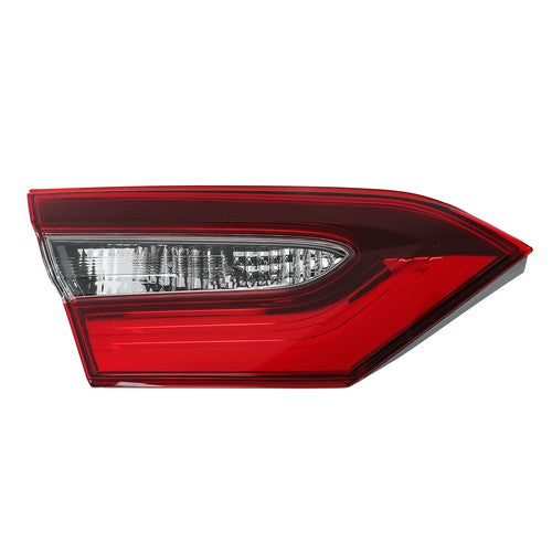Solid Spare Driver/Left For Toyota Camry 2021-2023 Halogen Type Tail Light Clear & Red Inner