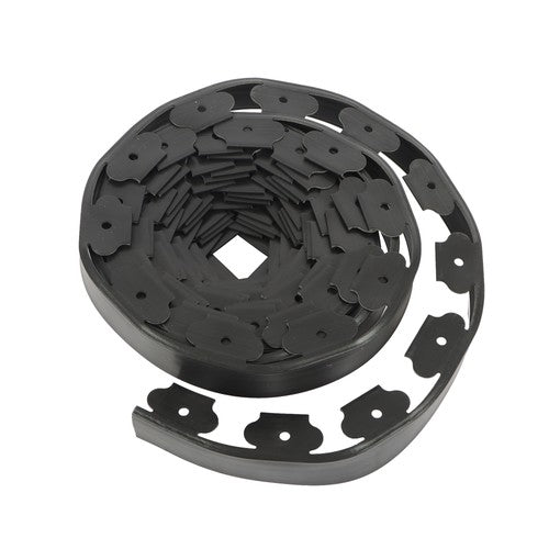 Solid Spare L-shaped Landscape Edging Border Kit 100'No-Dig Garden 1.5" Edge Lawn Border New